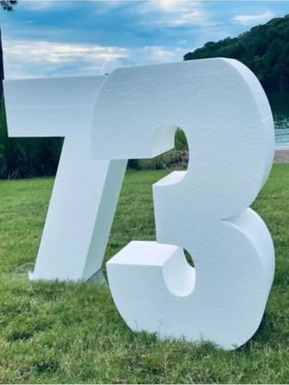 Large Decorative Foam Number 5 / 30” Tall Event Props